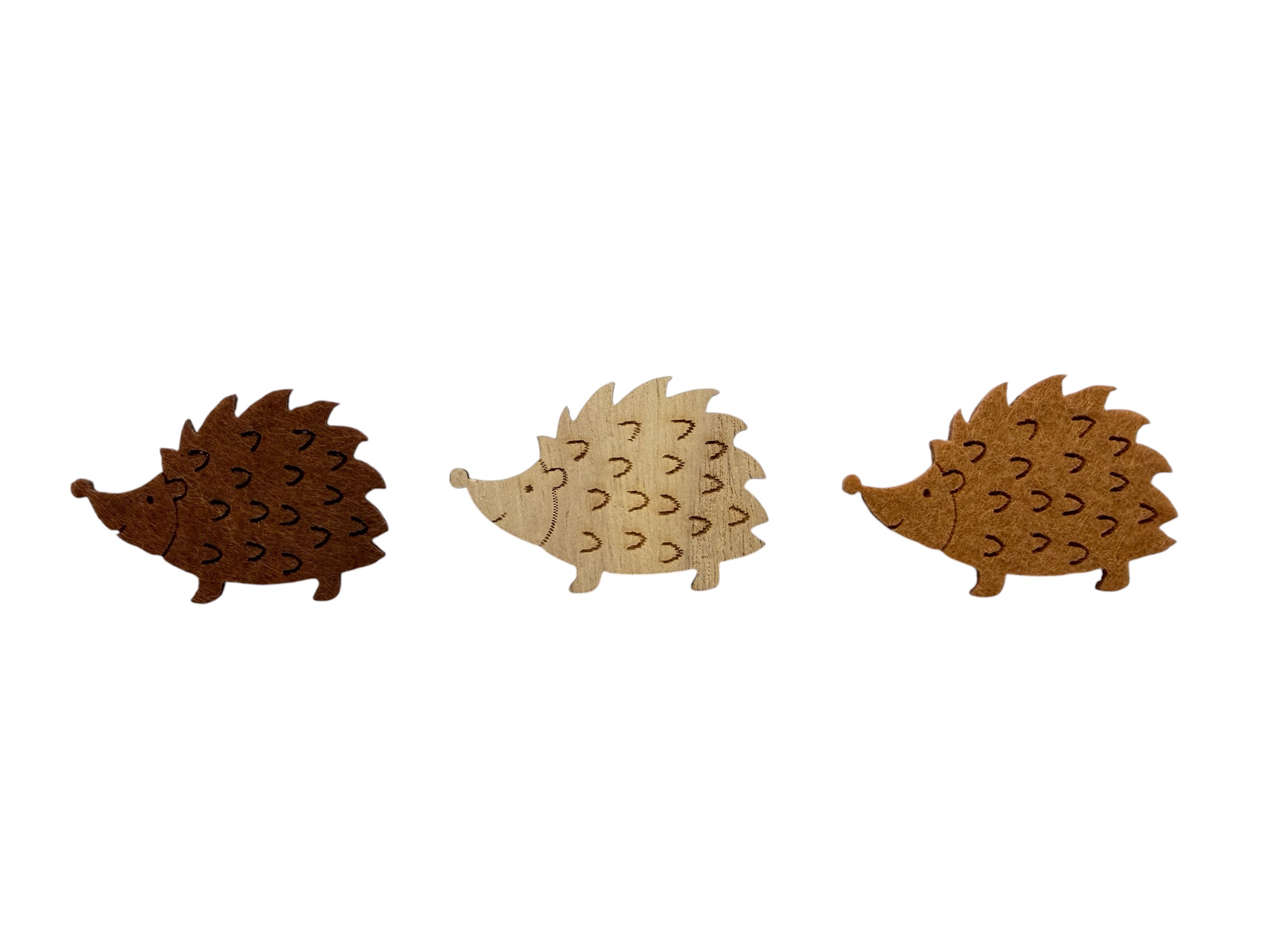 Igel Otono Streu braun, Box mit 60 Stück; 5x3,5 cm