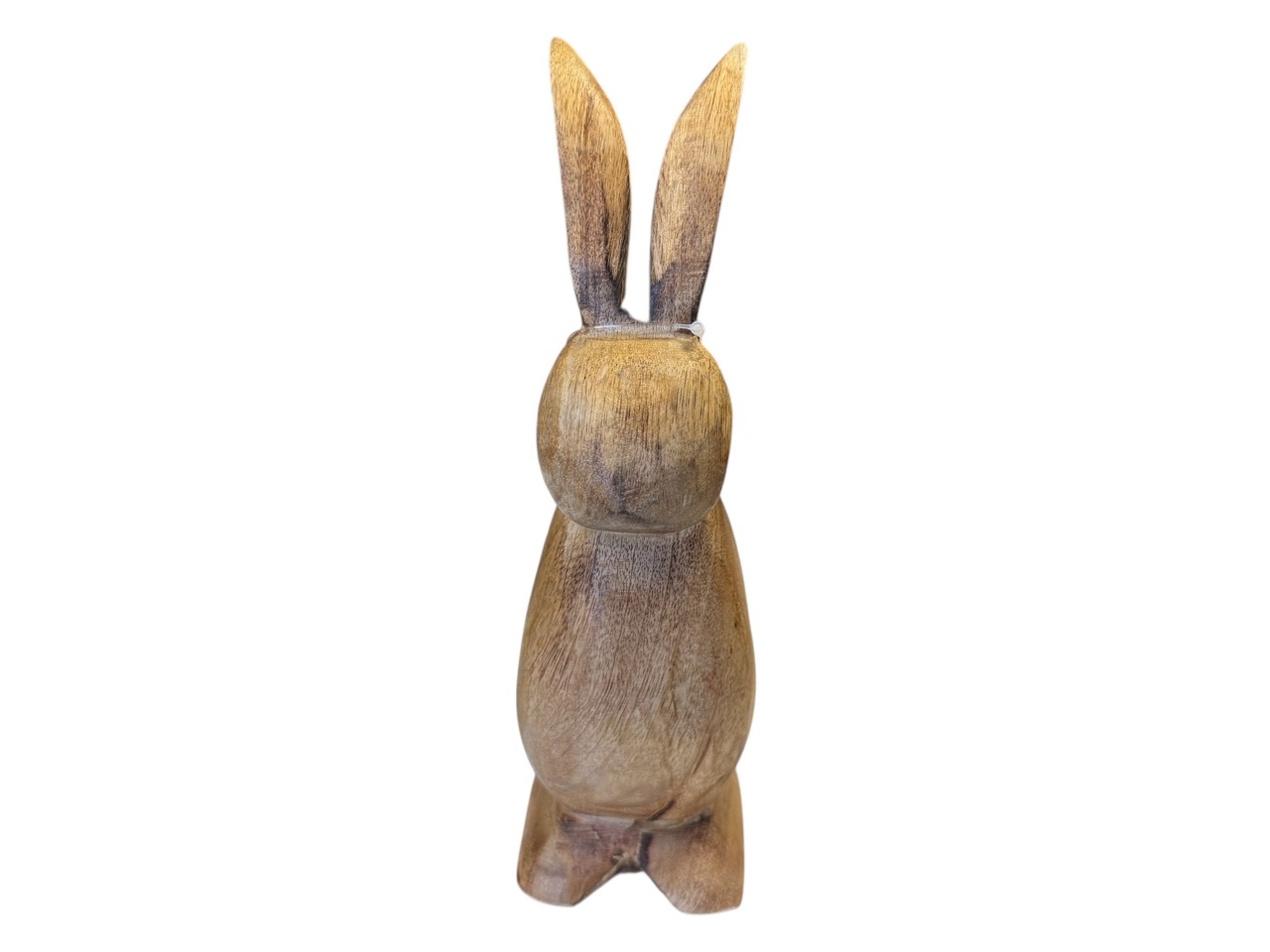 Hase 3D aus Mango Holz; 11x7,5 cm, H24 cm