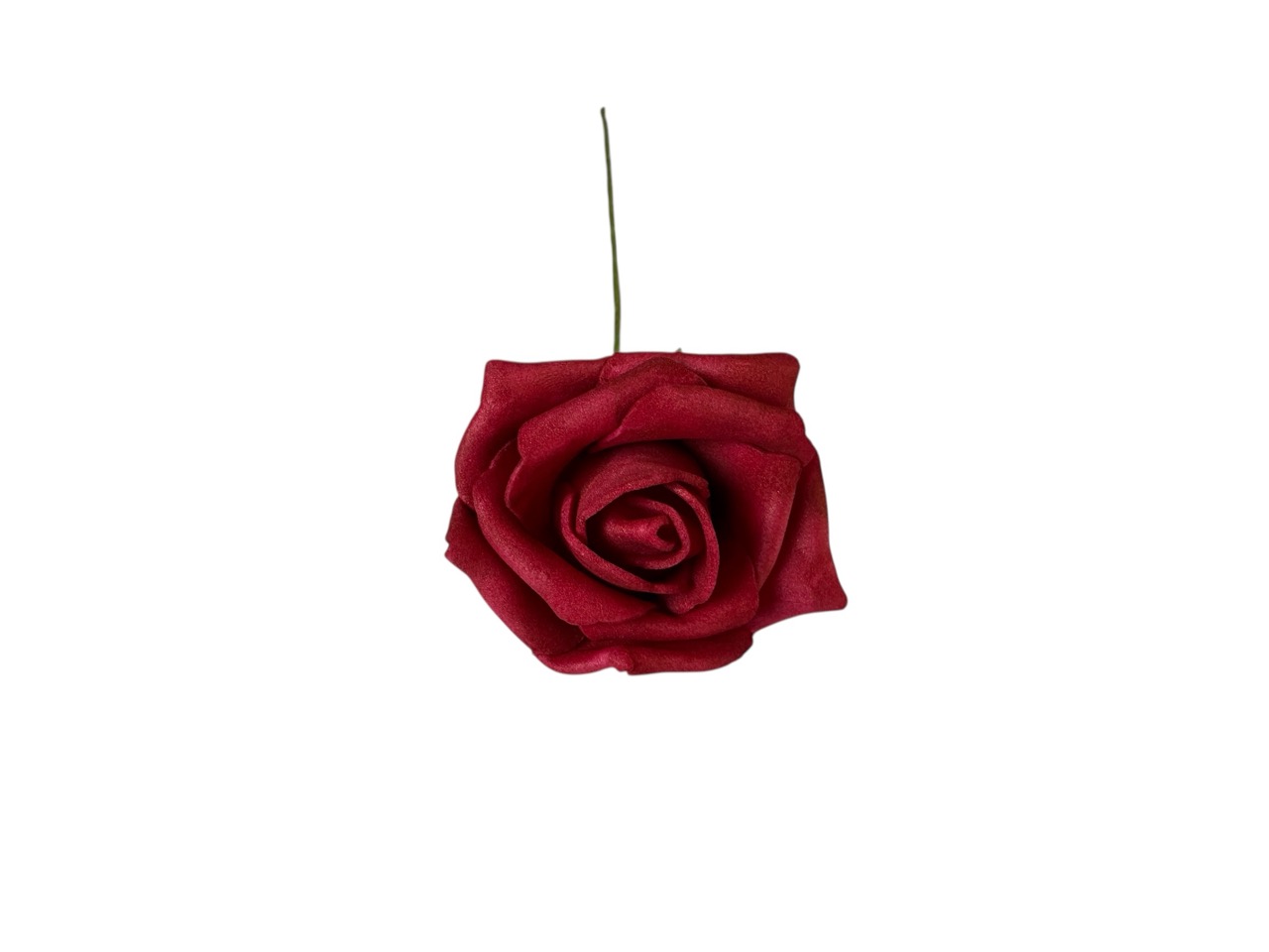 Foamrose Clara rot, D5cm, L:25cm; Beutel mit 30 Rosen
