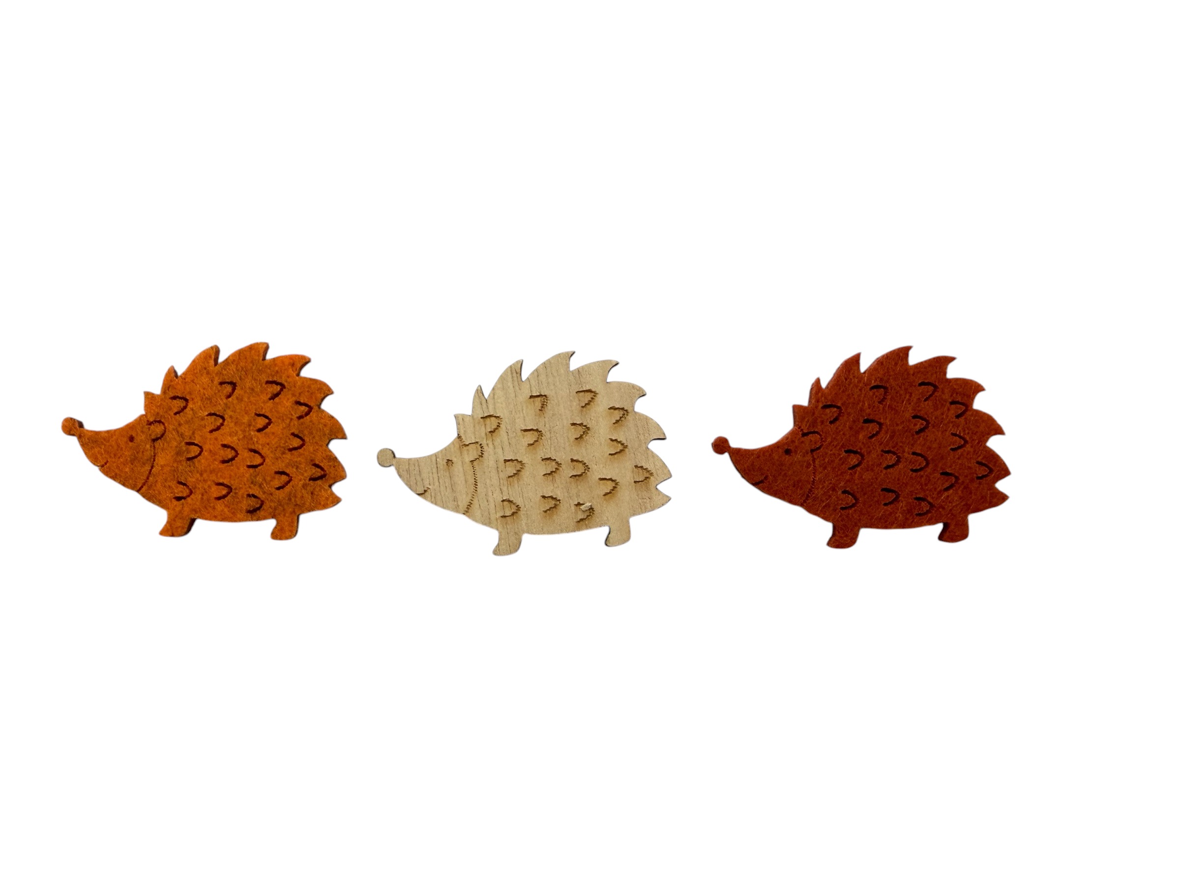 Igel Otono Streu orange, Box mit 60 Stück; 5x3,5 cm