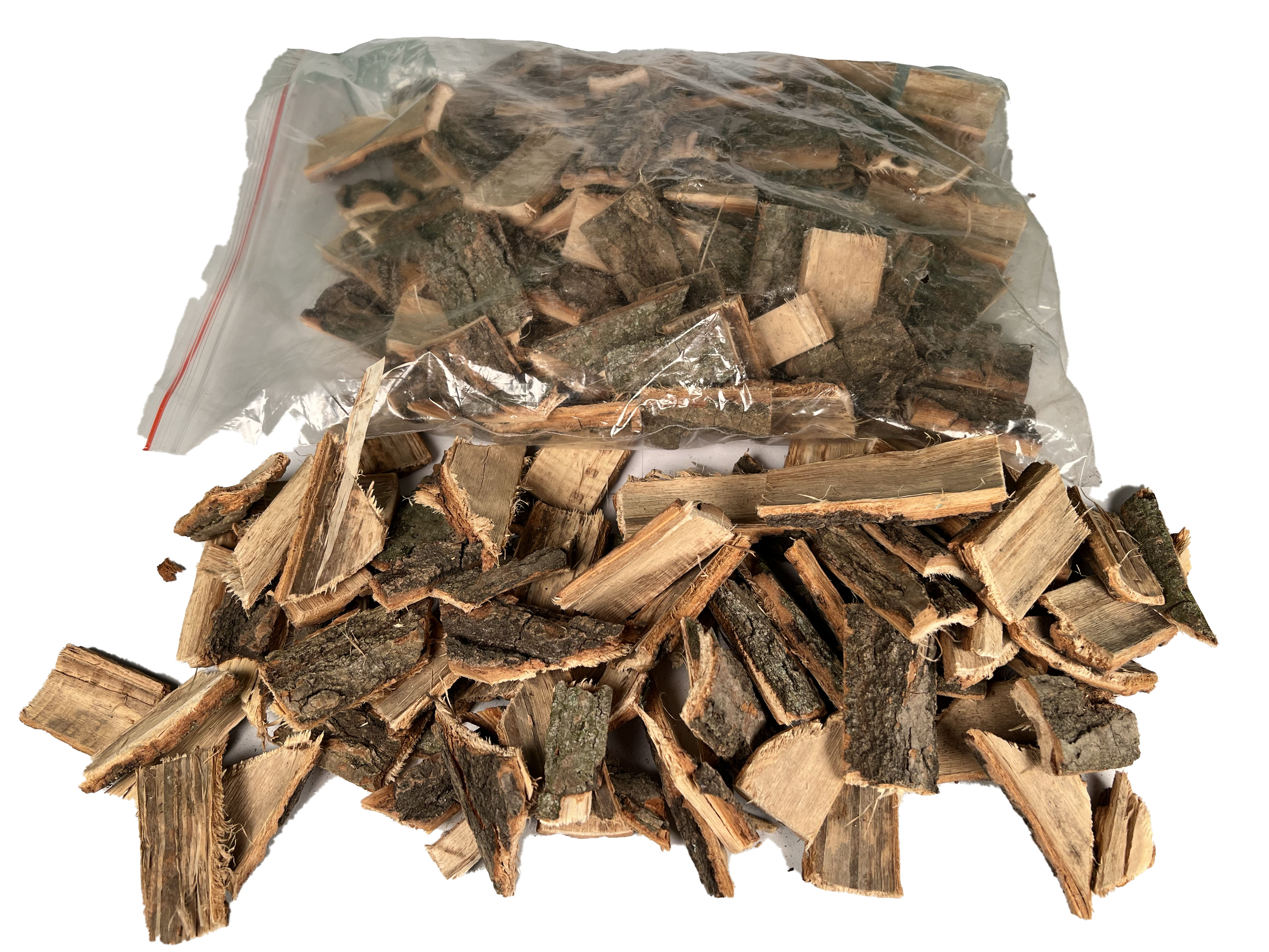 Rindenholz Stücke im Beutel unterschiedliche Größen, 1 kg 