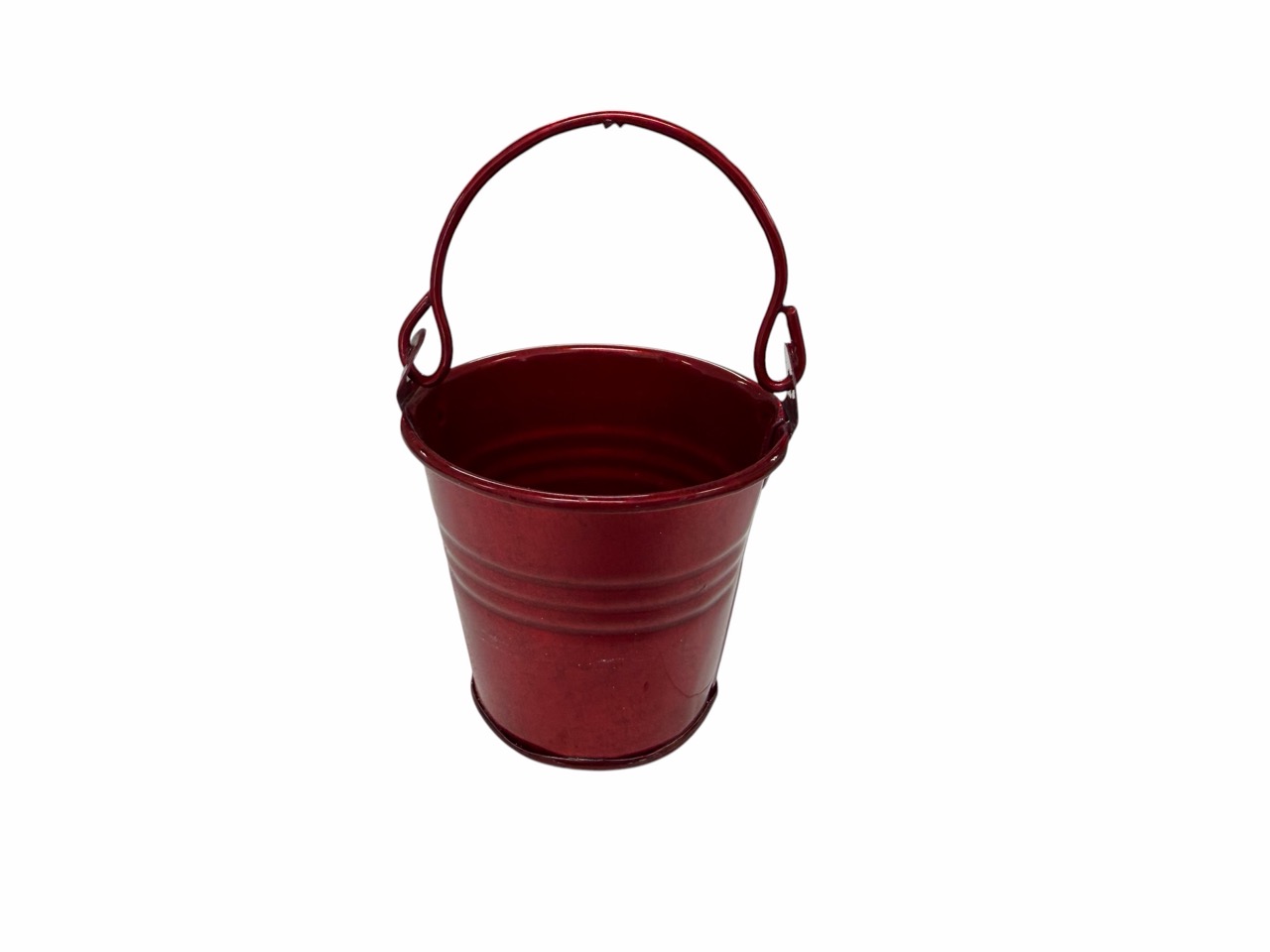 Minizinkeimer, Bordeaux, Packung mit 12 Stück; 6x6 cm, H6 cm