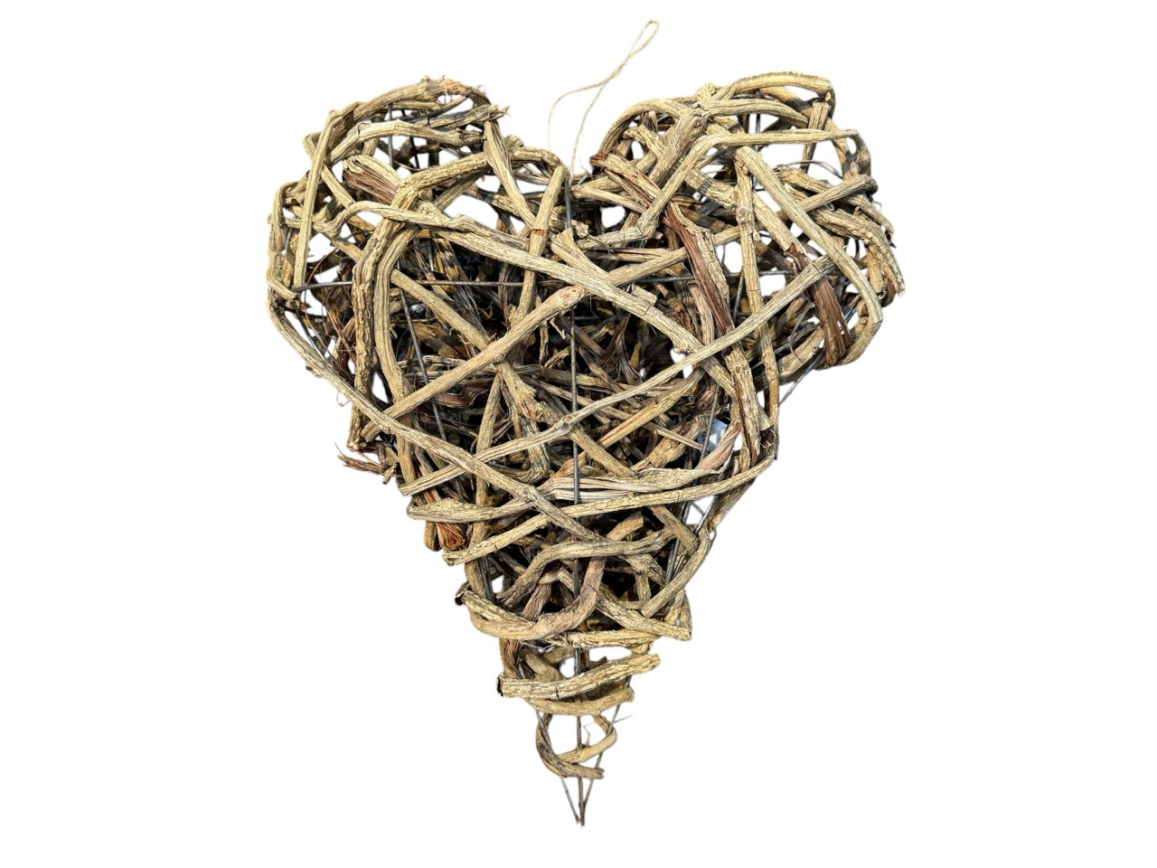 Herz Liane, braun; 30x40 cm