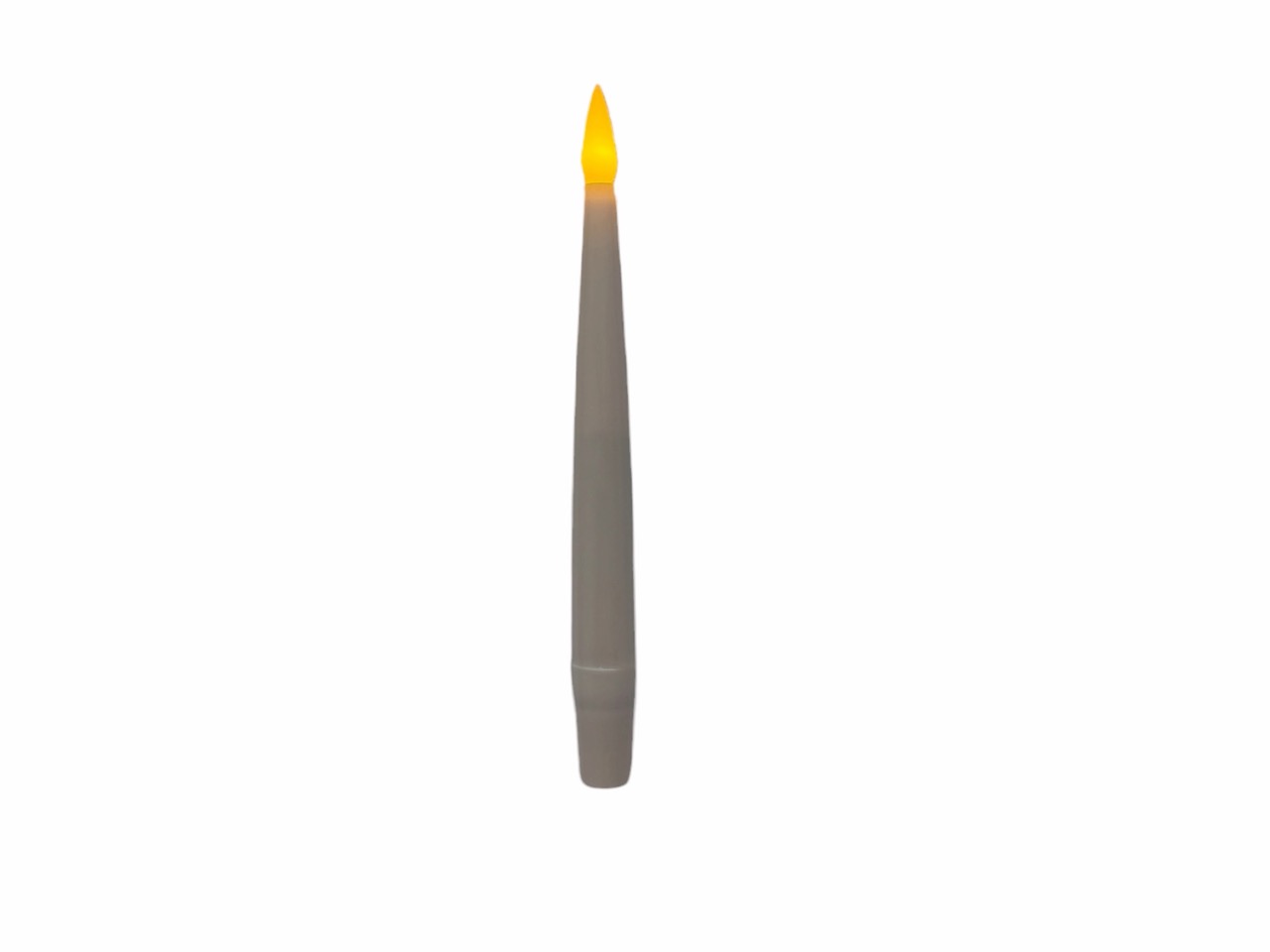 LED Stabkerzen mit Fernbedienung weiß, zum Hängen, Packung mit 10 Stück; Ø2 cm, H16,5 cm