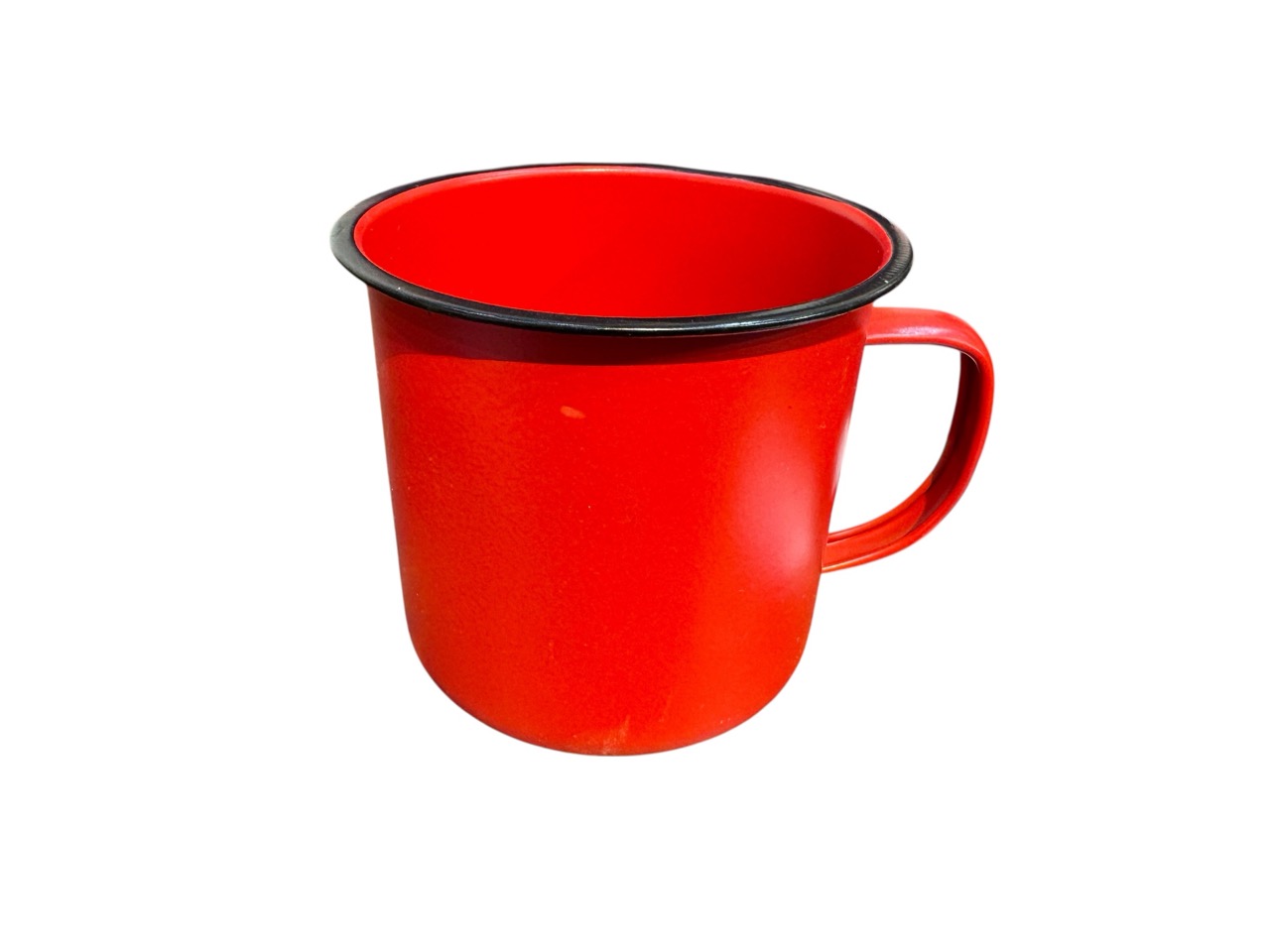 Henkelpot rot; 11x11 cm, H10 cm