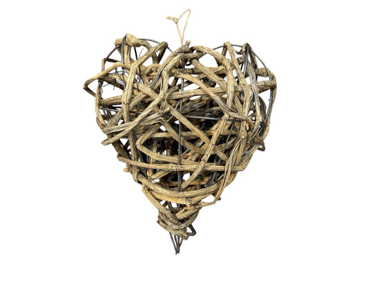 Herz Liane, braun; 20x24 cm