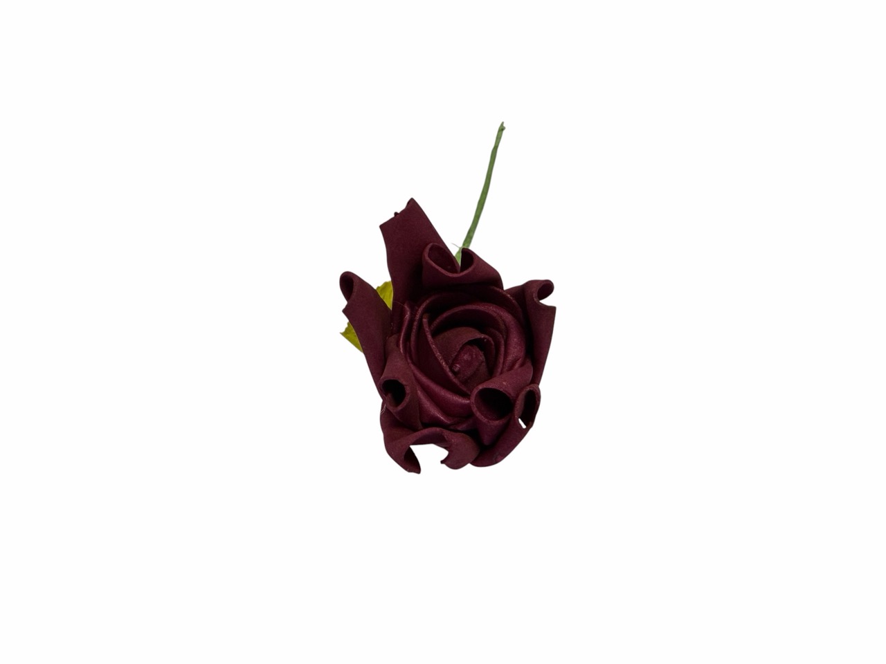 Schaumrose bordeaux, Beutel mit 30 Stück: Blüte 5cm, Stil 26cm