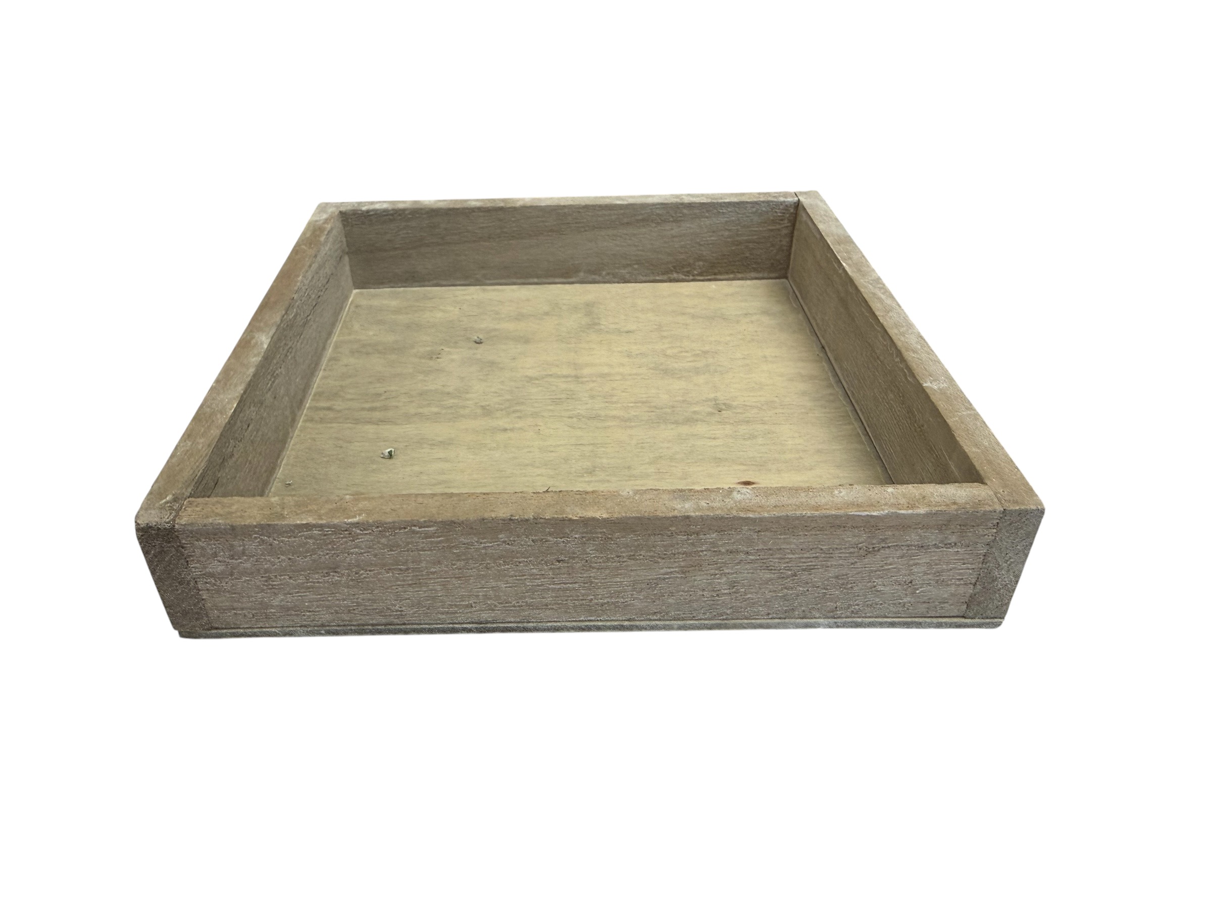 Tablett quadratisch braun; 16x16x3 cm