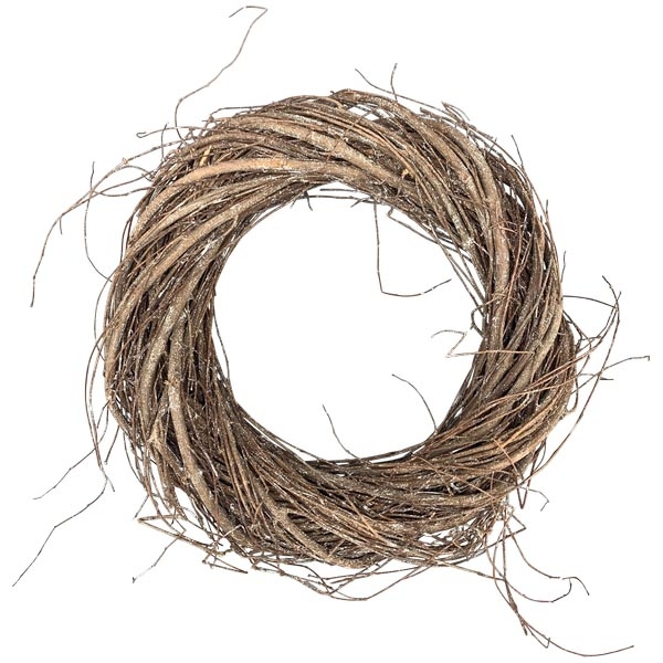 Kranz Willow, natur, Rattan; 30x30x6 cm