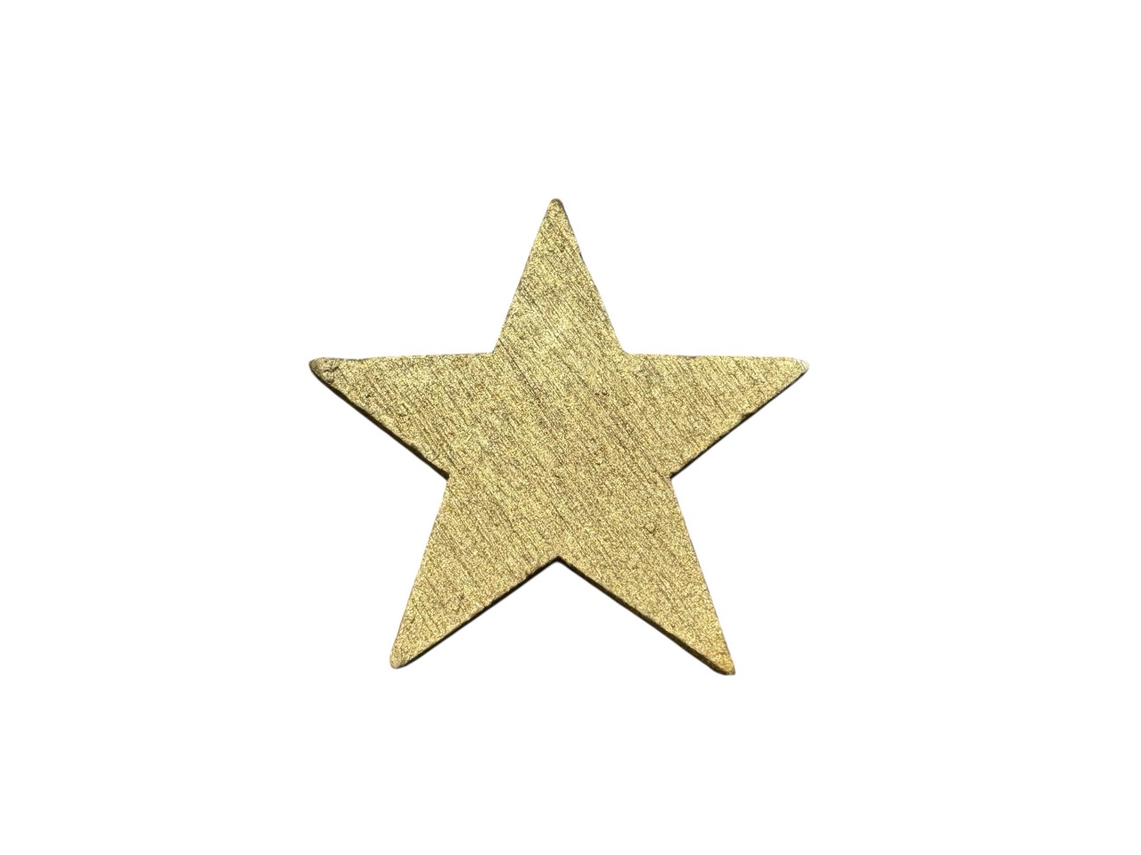 Streu Sterne 5cm, 8mm dick, gold; 100 Stk. im Beutel