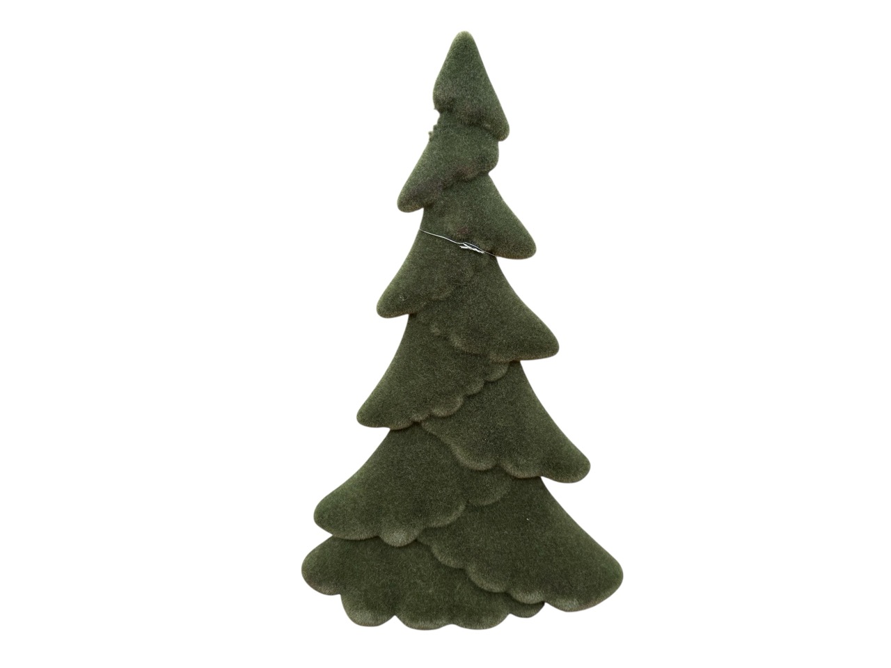 Weihnachtsbaum oval, grün; 18 cm, H31 cm