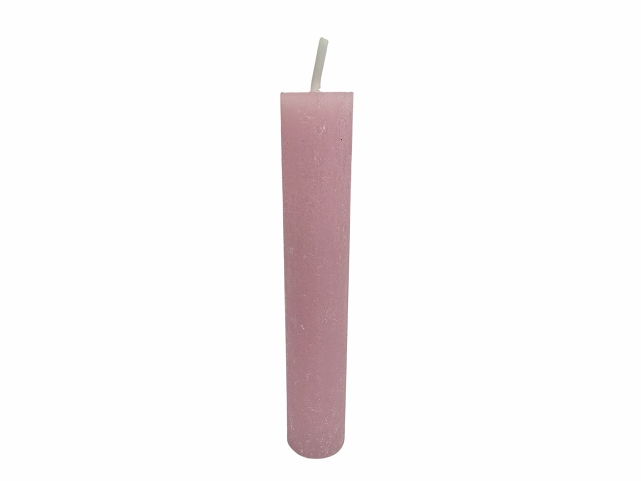 Rustikale Stabkerzen, altrosa, Bund mit 7 Stück; Ø2,2 cm, H12 cm