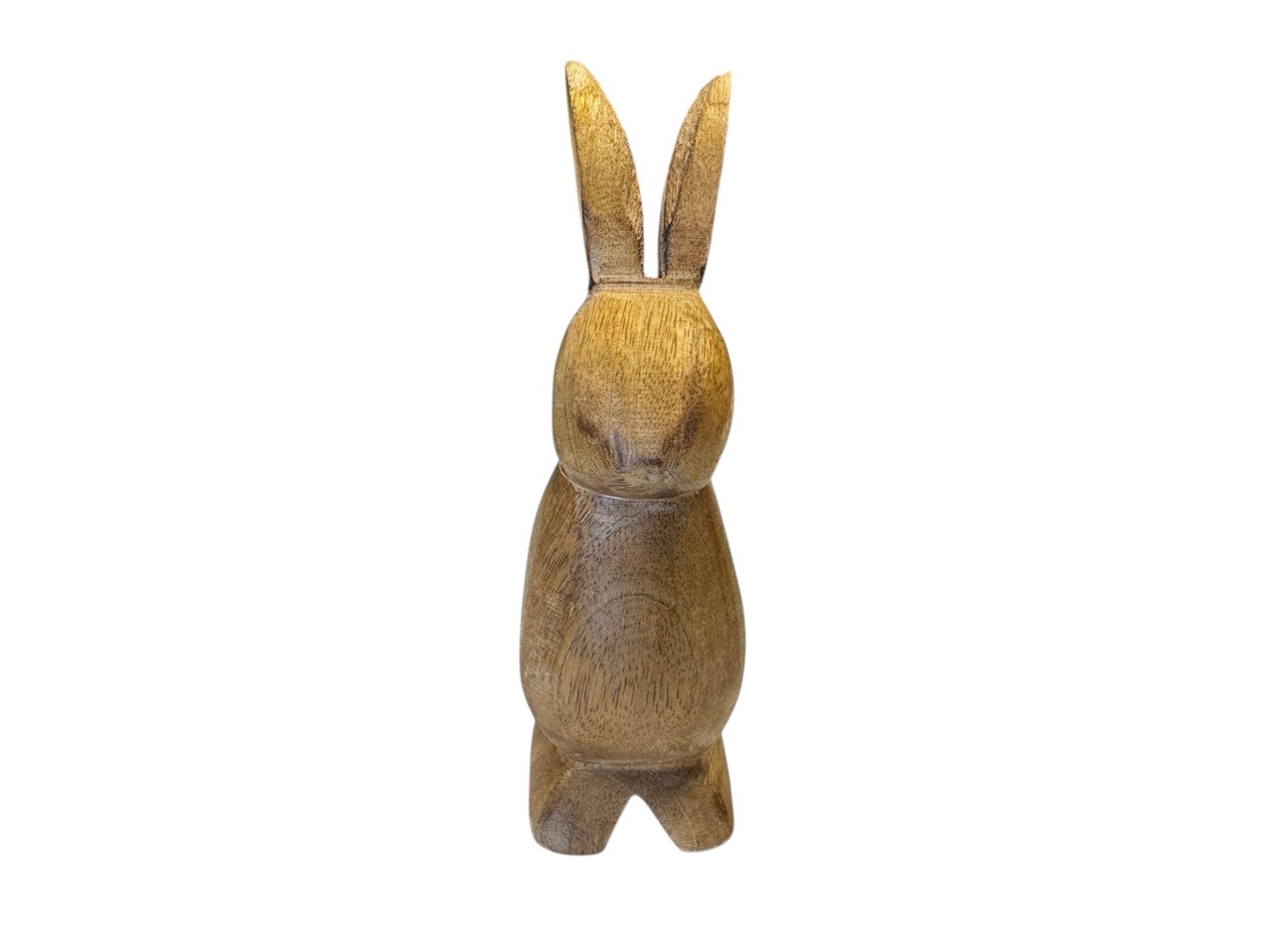 Hase 3D aus Mango Holz; 9x6 cm, H19 cm